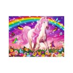 Puzzle Unicorn Si Curcubeu, 100 Piese