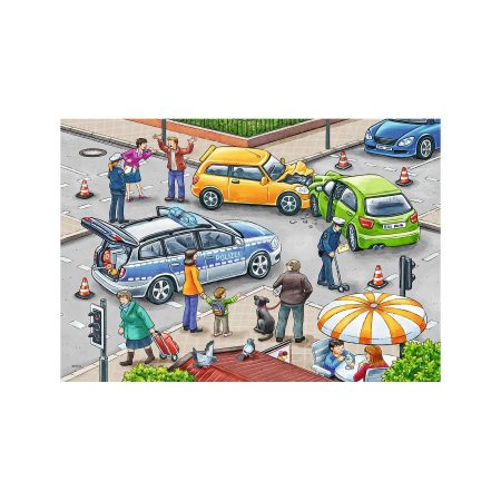 Puzzle Politie, 2X12 Piese