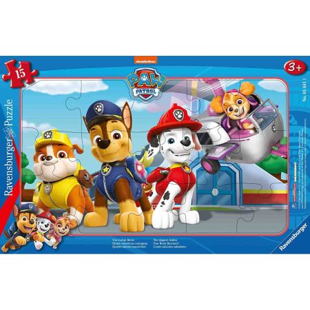 Puzzle Tip Rama Patrula Catelusilor, 15 Piese