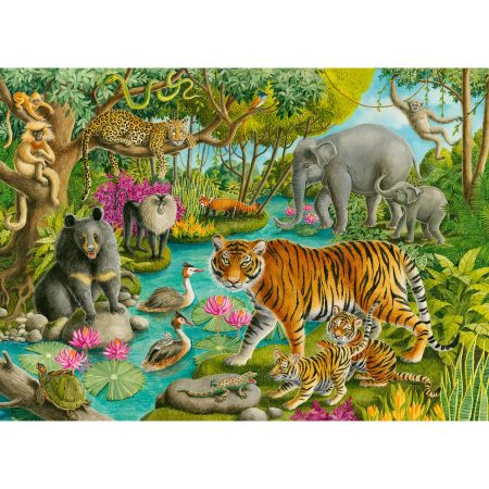 Puzzle Padure In India, 60 Piese