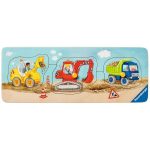 Puzzle Lemn Utilaje Constructii, 3 Piese